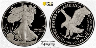 2025-W $1 Silver Eagle PR69DCAM