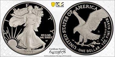 2025-S $1 Silver Eagle PR69DCAM