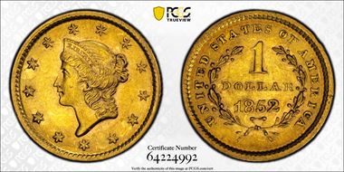 1852 G$1 AU55