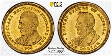 1904 G$1 Lewis and Clark AU55