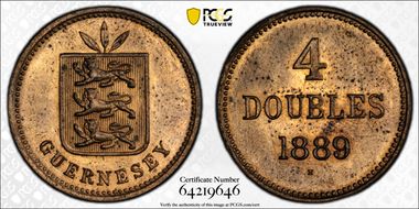 1889-H 4 Dbl MS63RB