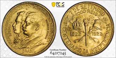 1922 1000 R Independence Centennial MS65