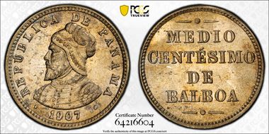 1907 1/2C KM-6 DDO MS63