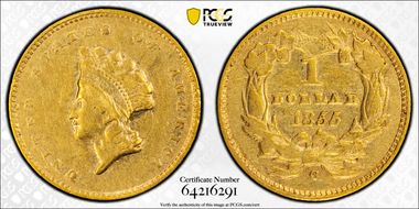 1855-C G$1 XF40