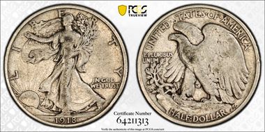 1918 50C VF20