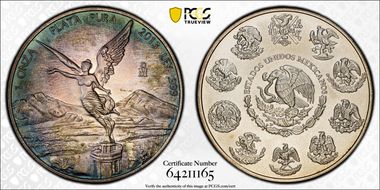 2013-Mo Onza Libertad Ag MS67