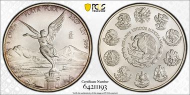 2007-Mo Onza Libertad Ag MS68