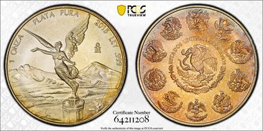 2015-Mo Onza Libertad Ag MS67