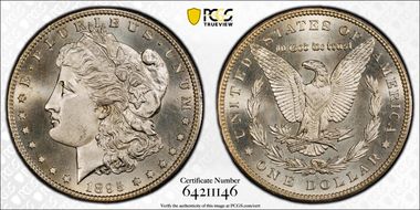 1895-S $1 MS67