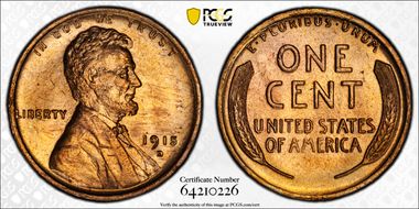 1915-D 1C MS64RD