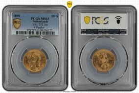 1898 10 G VS-1752 Au P Pander MS63