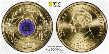 2024-C $2 War Animal Remembrance Colorized MS70
