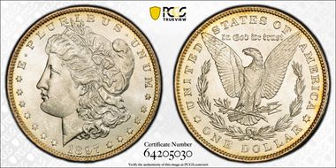 1897 $1 MS64