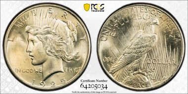 1925 $1 MS64