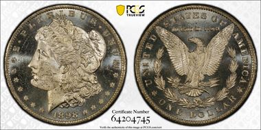 1898-O $1 MS64PL