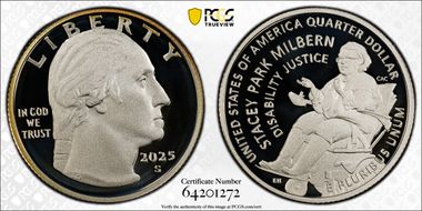 2025-S 25C Stacey Park Milbern Silver PR70DCAM
