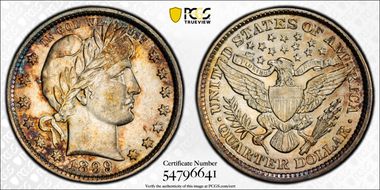 1899 25C AU50