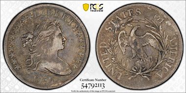 1797 $1 10x6 Stars XF40