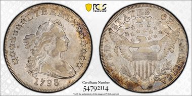 1798 $1 10 Arrows XF40