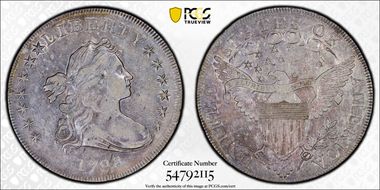1798 $1 Large Eagle XF45+