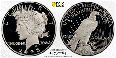 2023-S $1 Peace Dollar PR70DCAM