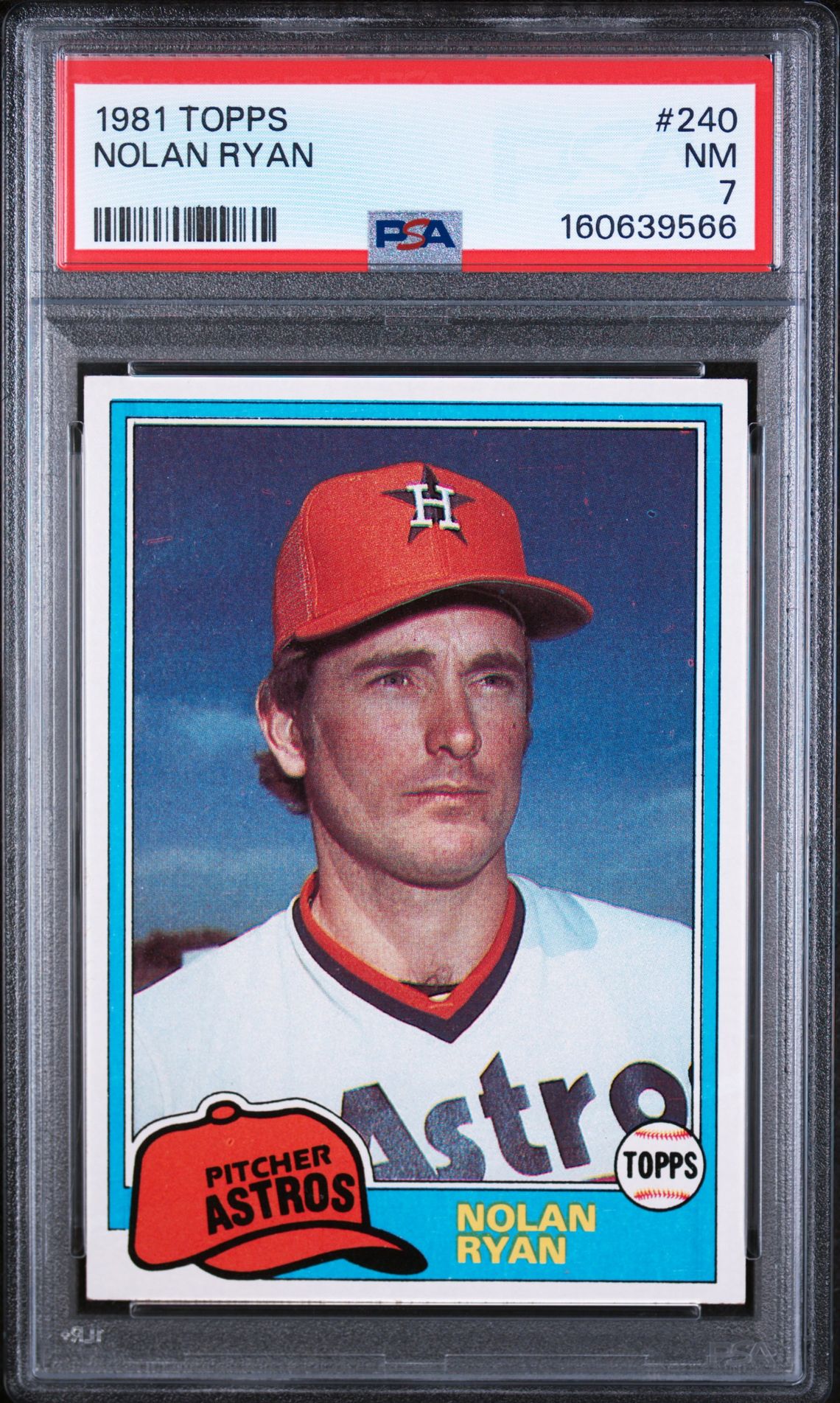 1981 Topps Nolan Ryan #240 Nm 7 front