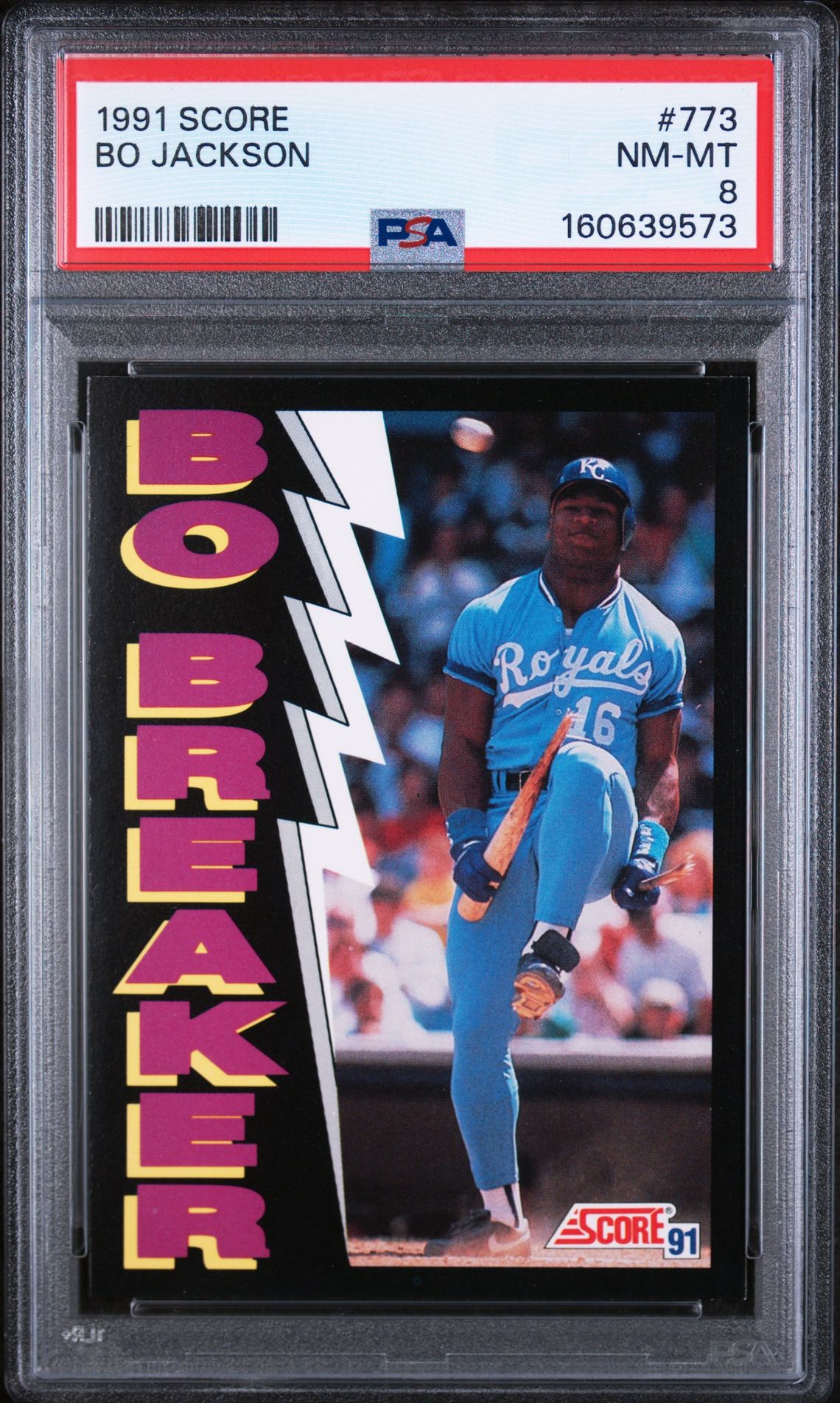 1991 Score Bo Jackson #773 Nm-Mt 8 front