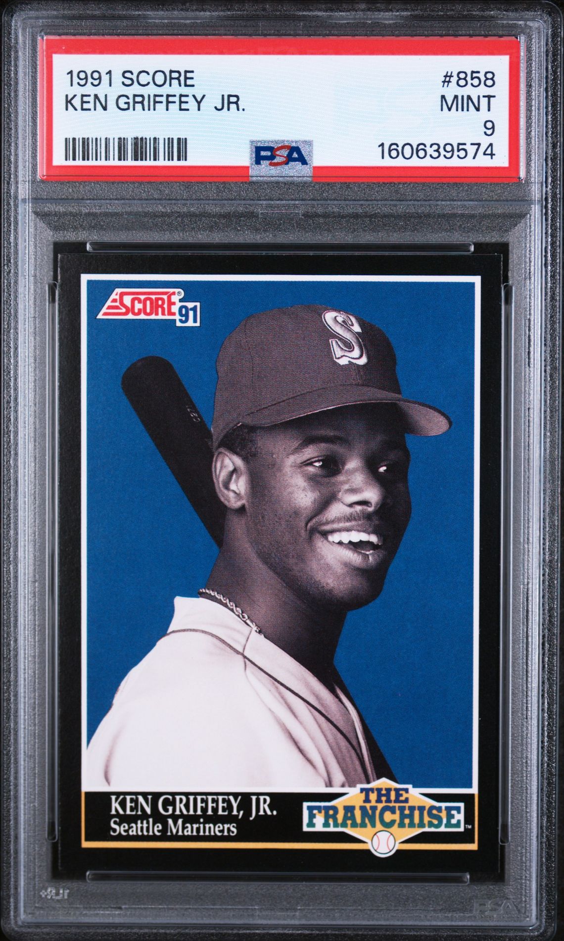 1991 Score Ken Griffey Jr. #858 Mint 9 front
