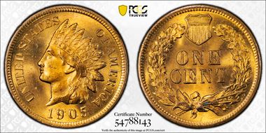 1905 1C MS65RD