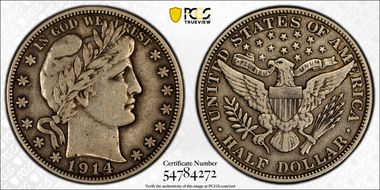 1914 50C VF35