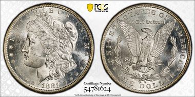1881-S $1 MS63