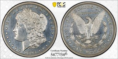1893 $1 PR61