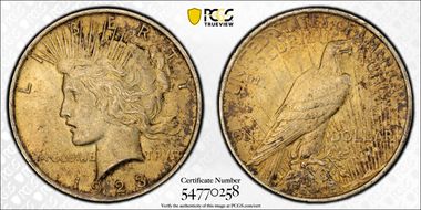 1923 $1 MS61
