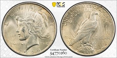 1925 $1 MS63