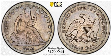 1840 50C Small Letters VG10