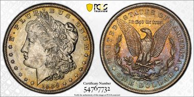 1884-O $1 MS63