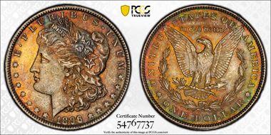 1896 $1 MS64