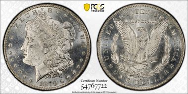 1879-S $1 Reverse of 1878 MS63