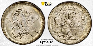 1936-S 50C Texas MS67