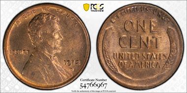 1912-D 1C MS63RB