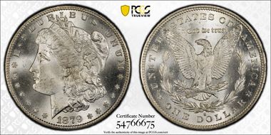 1879-S $1 MS66
