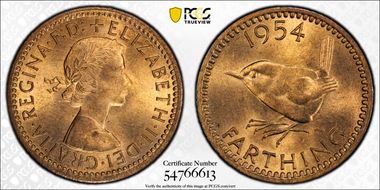 1954 1/4D S-4159 MS65RD