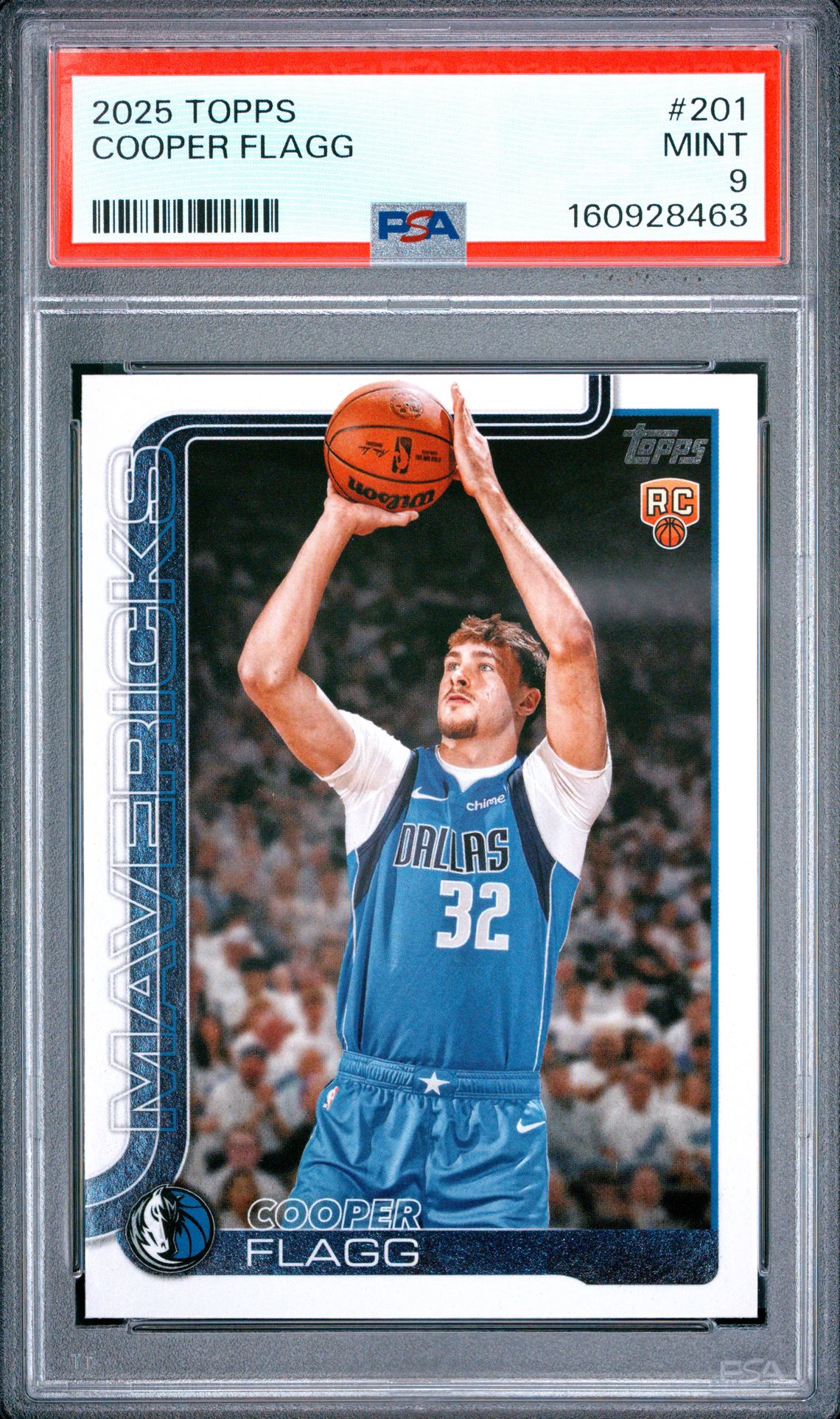 2025 Topps Cooper Flagg #201 Mint 9 front