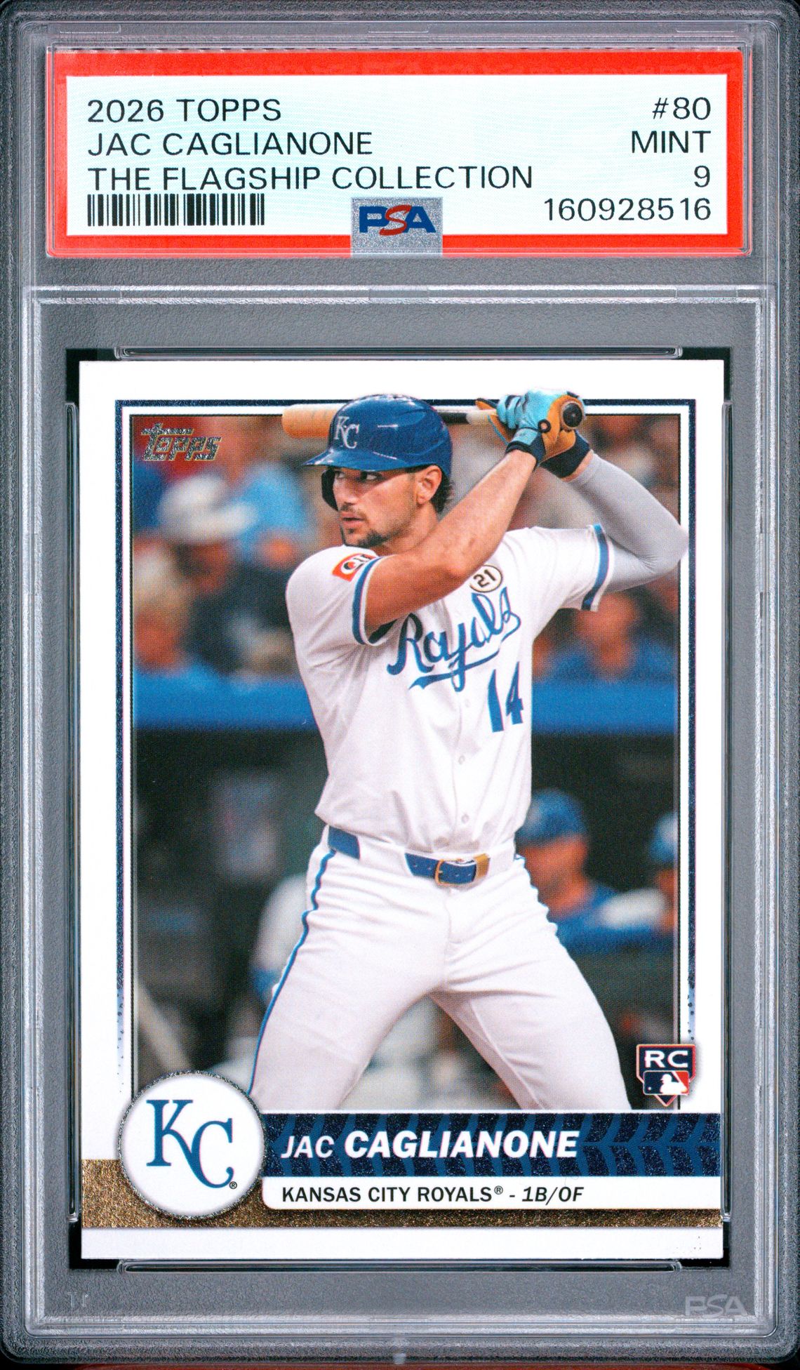 2026 Topps Flagship Collection Jac Caglianone #80 (The Flagship Collection) Mint 9 front