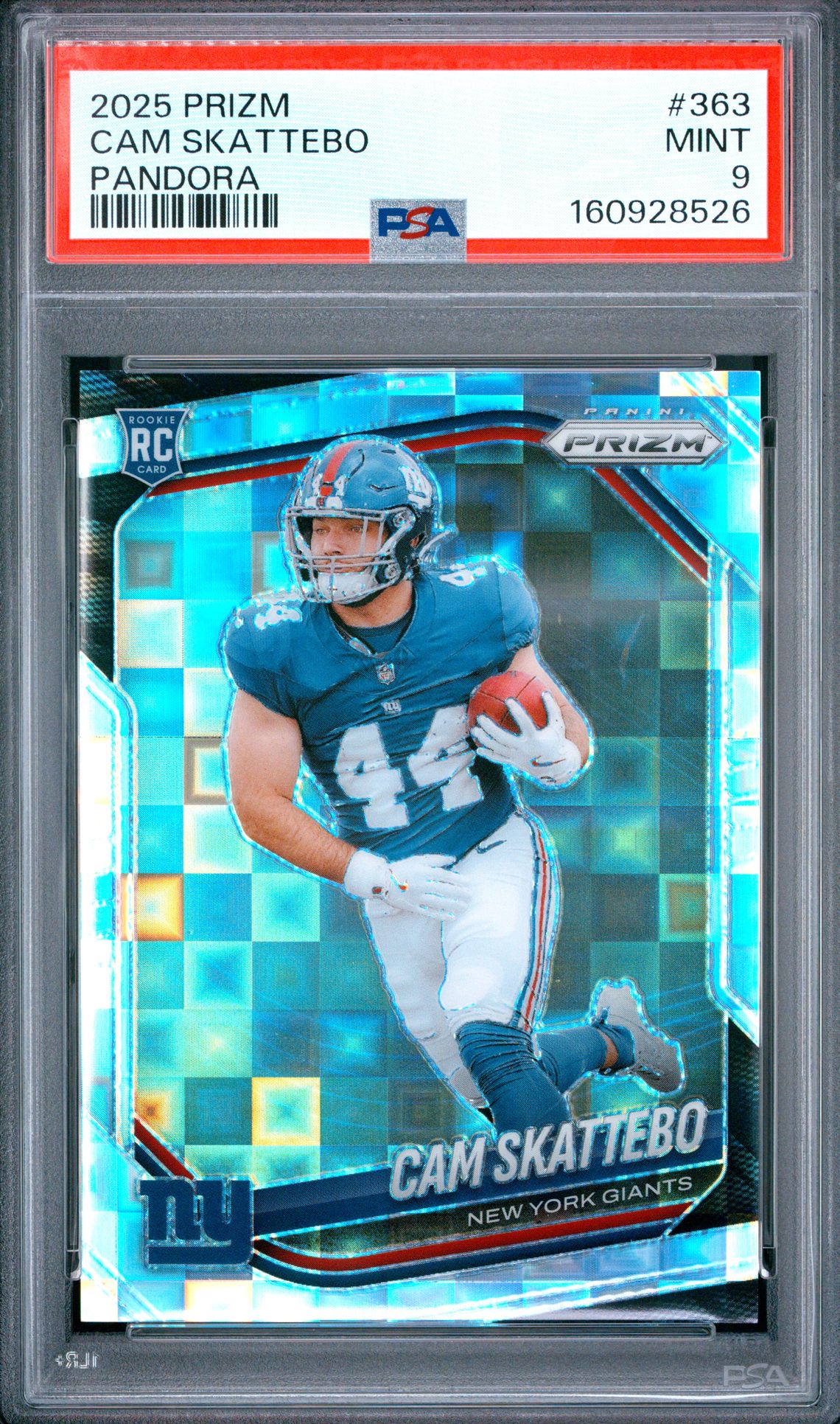 2025 Panini Prizm Cam Skattebo #363 (Pandora) Mint 9 front