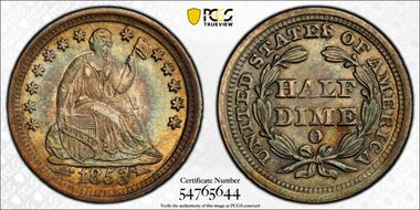1853-O H10C Arrows MS62