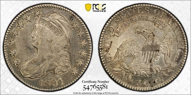 1821 50C XF45