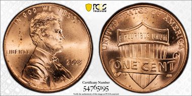2023 1C Shield, Extra "V" MS65RD