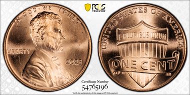 2023 1C Shield, Extra "V" MS64RD