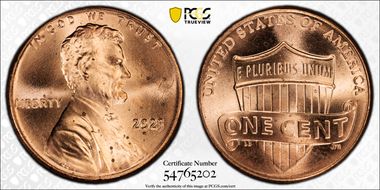2023 1C Shield, Extra "V" MS64RD